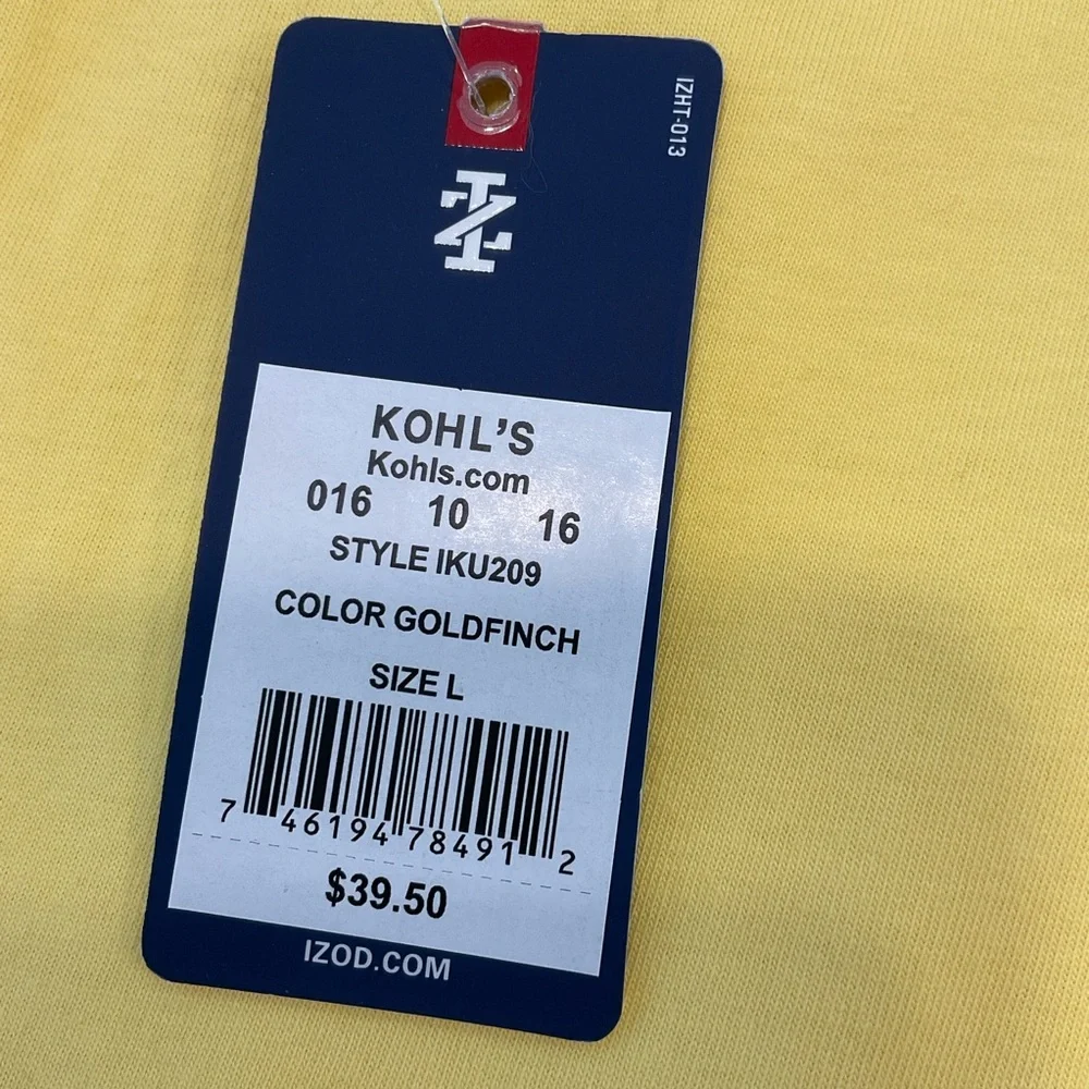 IZOD Yellow Knit Top (L) - Picture 5 of 6